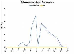 2019 NOW Trap Data - Colusa Co. Almond